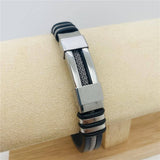 Men's Silicone Titanium Steel  Bracelet - MJ/BC