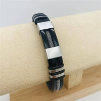 Men's Silicone Titanium Steel  Bracelet - MJ/BC