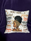 "You are" Affirmation Pillow
