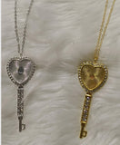 Heart Key Necklace